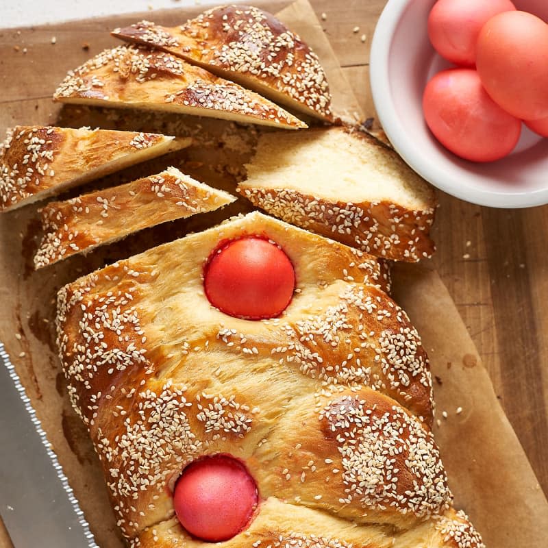 Greek Tsoureki (Easter Bread)