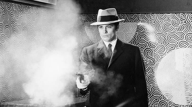 Alain Delon in Jean-Pierre Melville's 1967 film 'Le Samouraï'