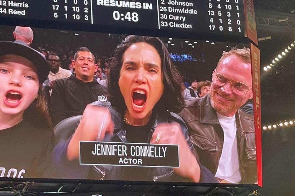 Jennifer Connelly/Instagram  Jennifer Connelly, daughter Agnes, and husband Paul Bettany