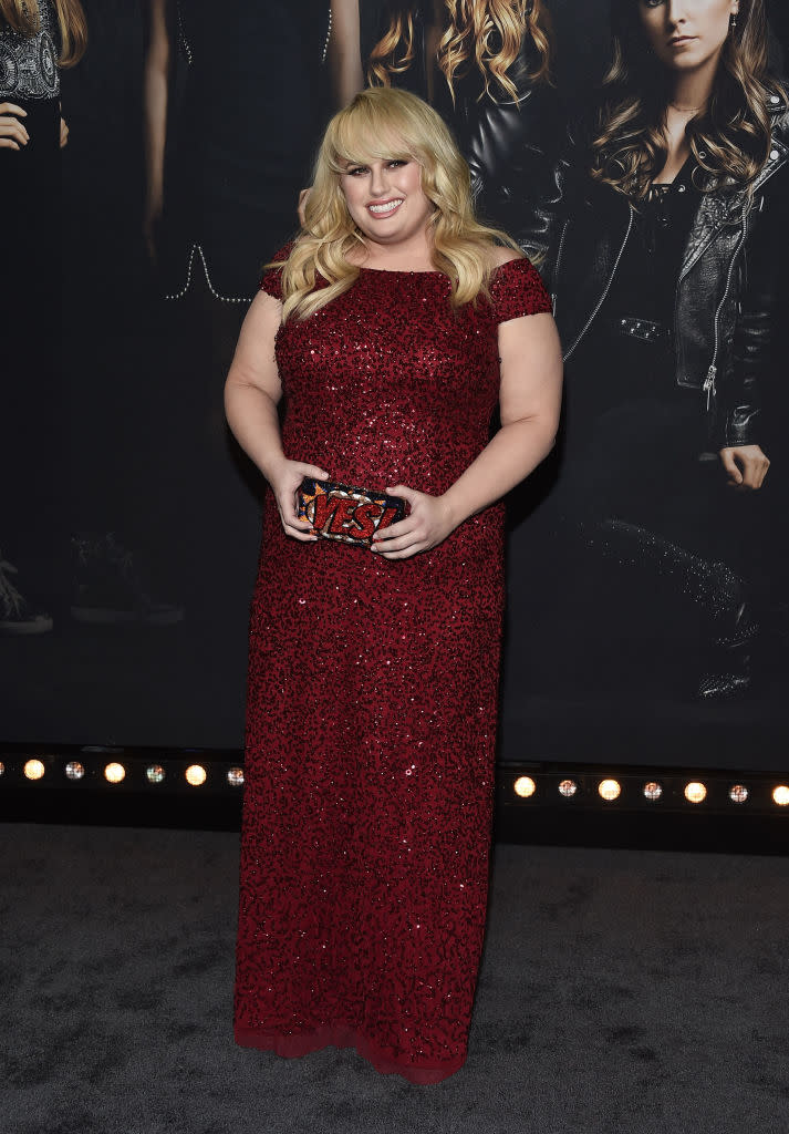 Actress Rebel Wilson arrives at the premiere of Universal Pictures' "Pitch Perfect 3" on December 12, 2017 in Hollywood, California.