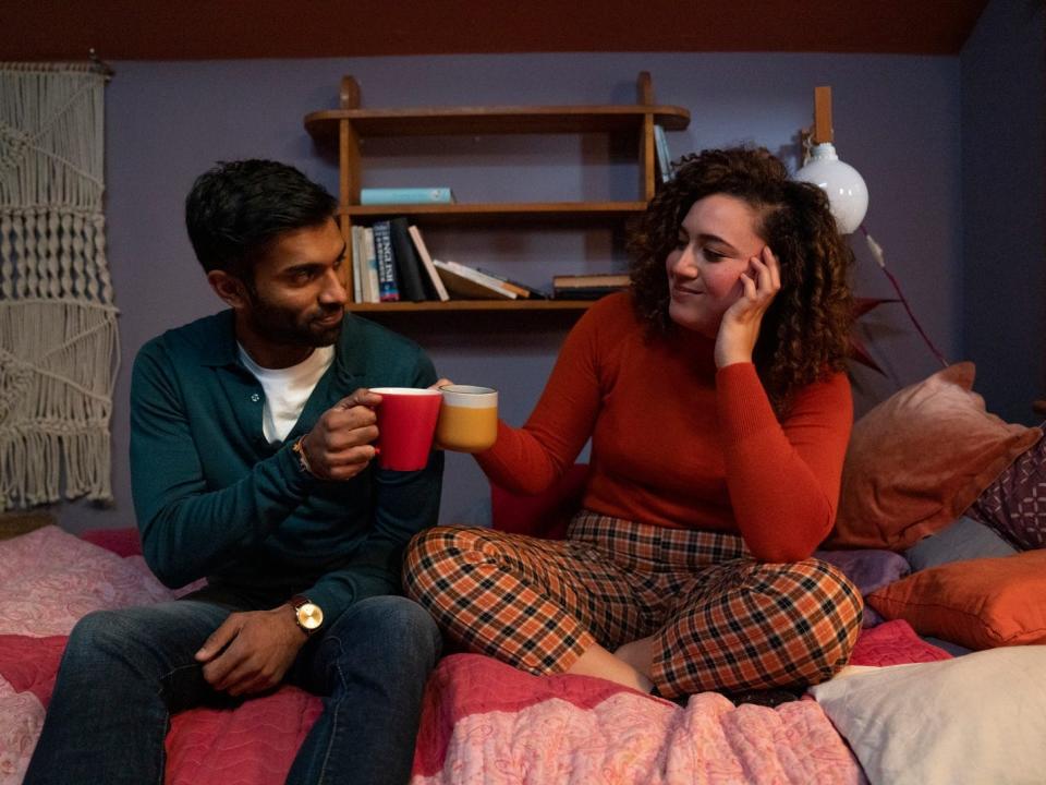 Nikesh Patel and Rose Matafeo in Starstruck