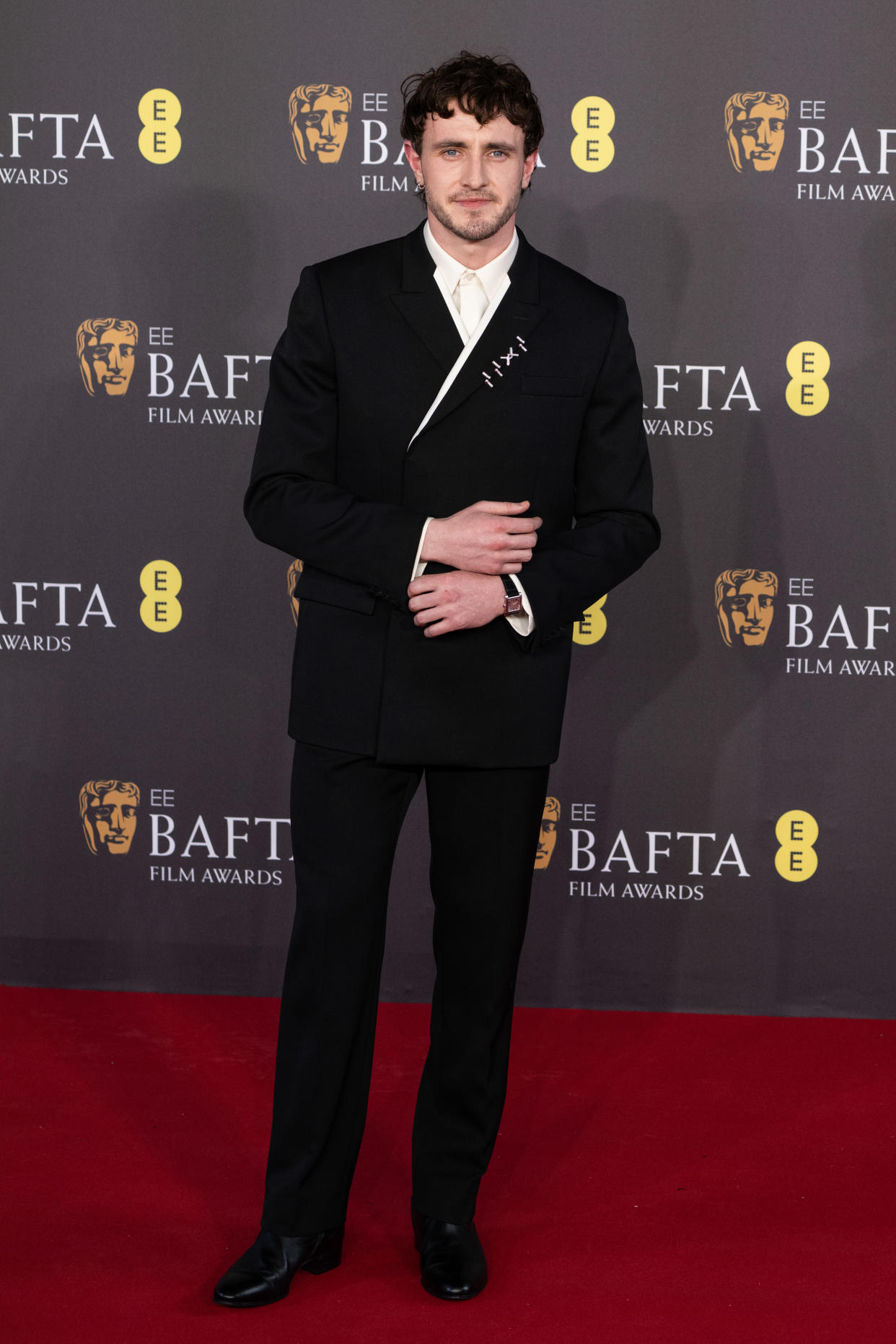 LONDON, ENGLAND - FEBRUARY 18: Paul Mescal attends the 2024 EE BAFTA Film Awards at The Royal Festival Hall on February 18, 2024 in London, England. (Photo by Jeff Spicer/Getty Images)