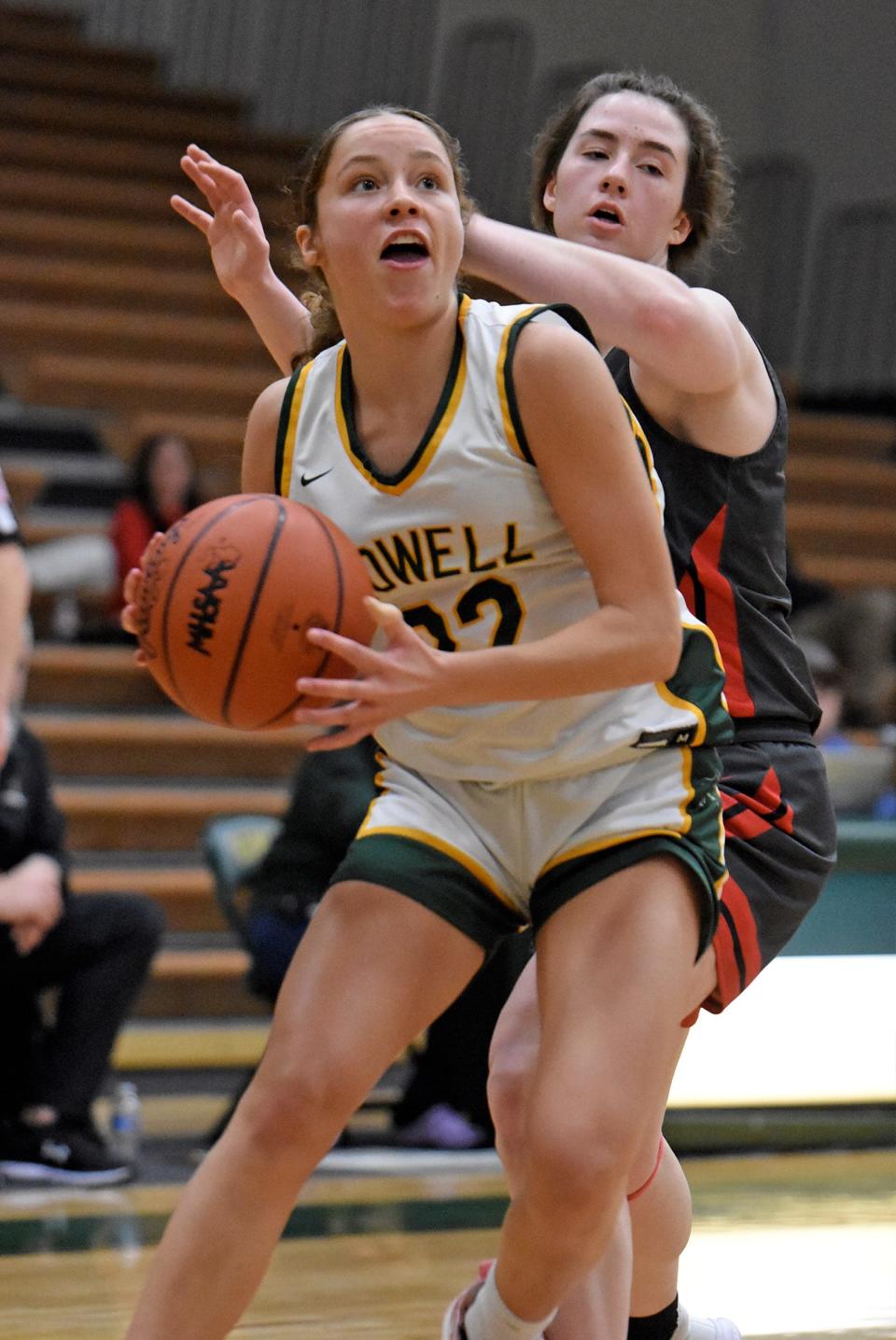 Alison Farr scored 13 points for Howell during a 56-34 victory over Canton Wednesday, Jan. 17, 2024.