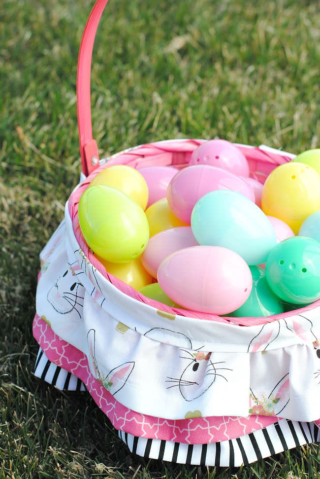 Ruffled Easter Basket