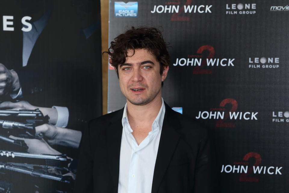 BERNINI HOTEL, ROMA, RM, ITALY - 2017/03/08: Italian actor Riccardo Scamarcio during photocall of movie "John Wick - Capitolo 2", film directed by Chad Stahelski. (Photo by Matteo Nardone/Pacific Press/LightRocket via Getty Images)