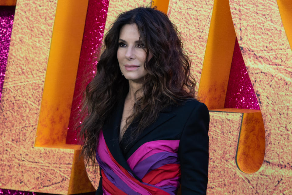 LONDON, UNITED KINGDOM - MARCH 31: Sandra Bullock attends âThe Lost Cityâ UK screening in London, England on March 31, 2022. (Photo by Loredana Sangiuliano/Anadolu Agency via Getty Images)