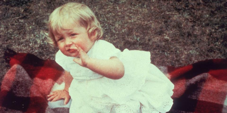 Princess Diana aged one