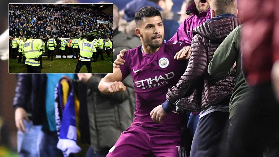 Nasty scenes followed Man City’s FA Cup exit