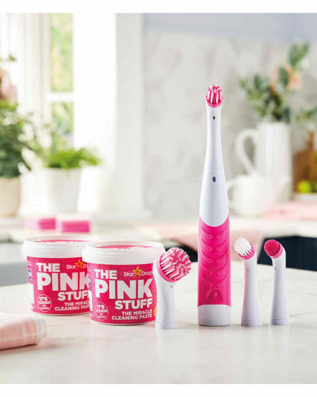 The Pink Stuff Miracle Scrubber Brush Set