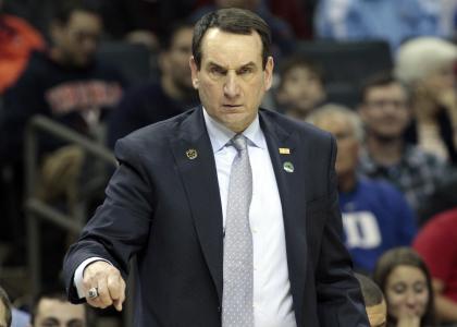 Mike Krzyzewski does not appreciate Pat Forde's insolence. (USAT)