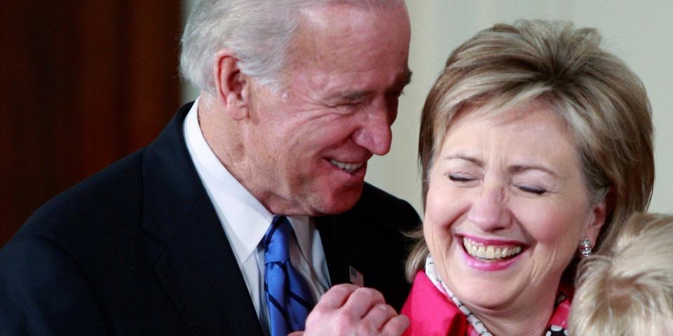 joe biden hillary clinton reuters