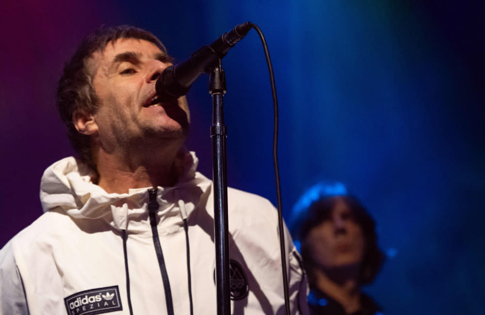 Liam Gallagher and John Squire performing at the O2 Forum Kentish Town credit:Bang Showbiz