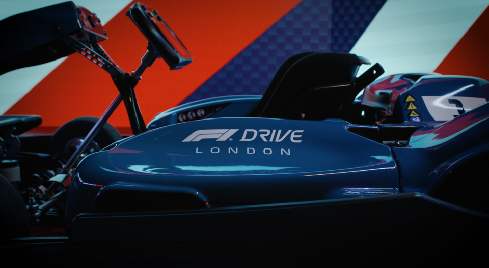 The karts will have a ‘DRS’ button and an 18cm LED display (F1 Drive)