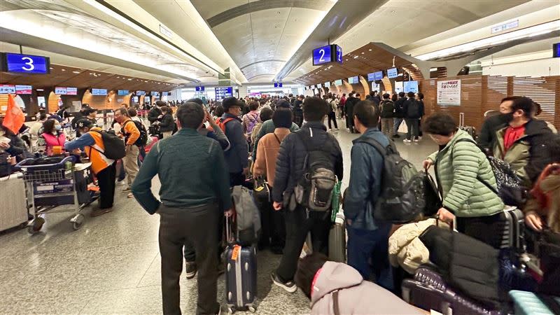 桃園機場公司表示，出境尖峰時段行李處理速度會稍微緩慢。（圖／桃園機場公司提供）