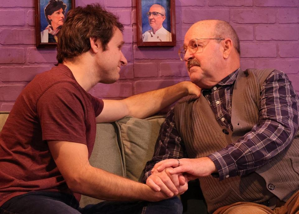 Seton Brown and Art Devine as "Old Man" in "Prelude to a Kiss."
