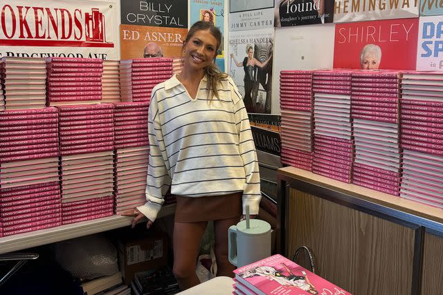 <p>courtesy of Stassi</p> Stassi Schroeder at her book signing at Bookends in New Jersey