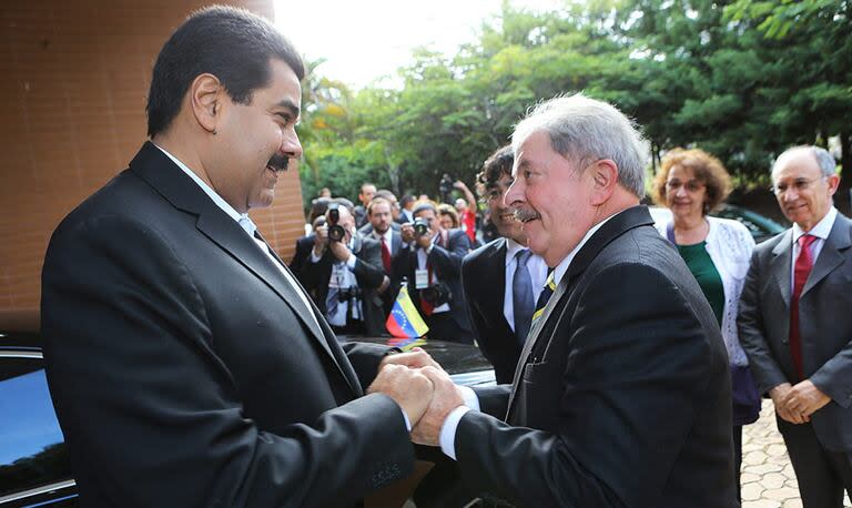 Lula y Maduro tras la asunción del presidente brasileño, en enero de 2023, cuando eran aliados incondicionales