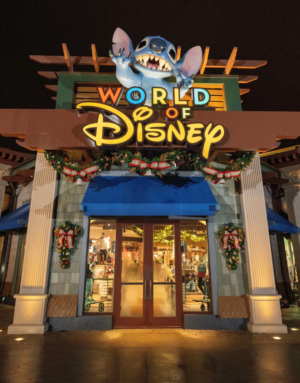 World of Disney at Walt Disney World's Disney Springs is the world's largest Disney store.