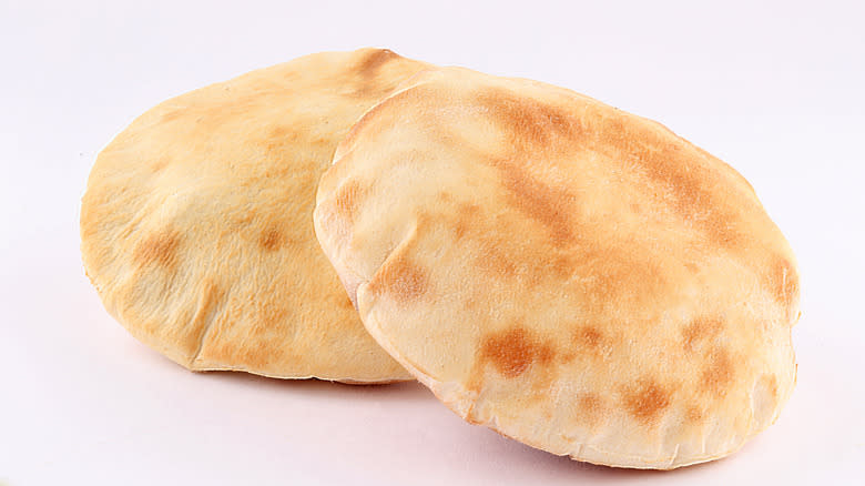 pita bread pieces