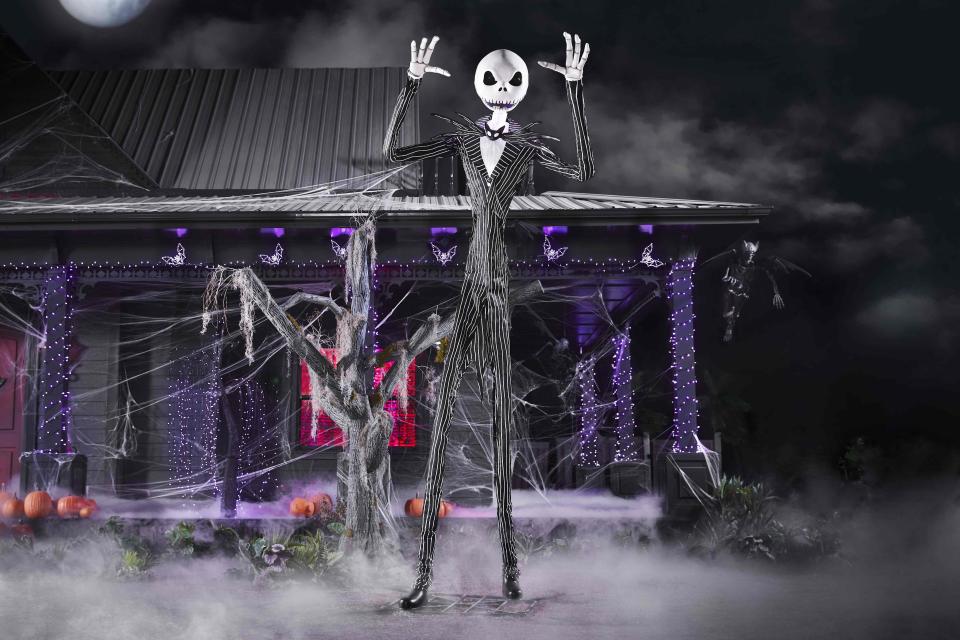 On the 30th anniversary of The Nightmare Before Christmas, a 13 foot Jack Skeleton is for sale. (Home Depot)