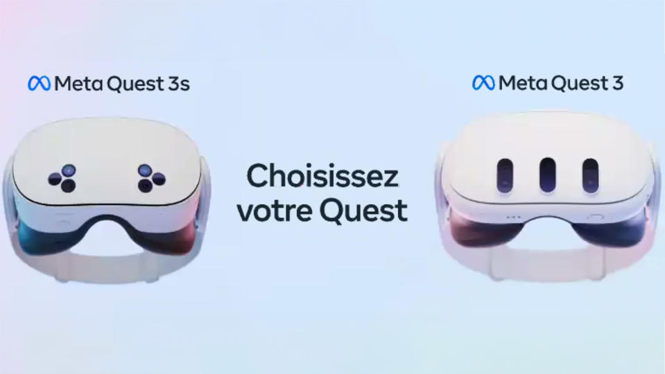 A leaked presentation of a potential Meta Quest 3s headset
