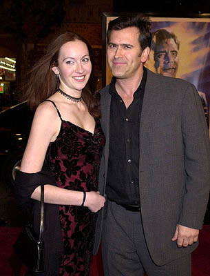 Bruce Campbell and daughter at the Hollywood premiere of Warner Brothers' The Majestic