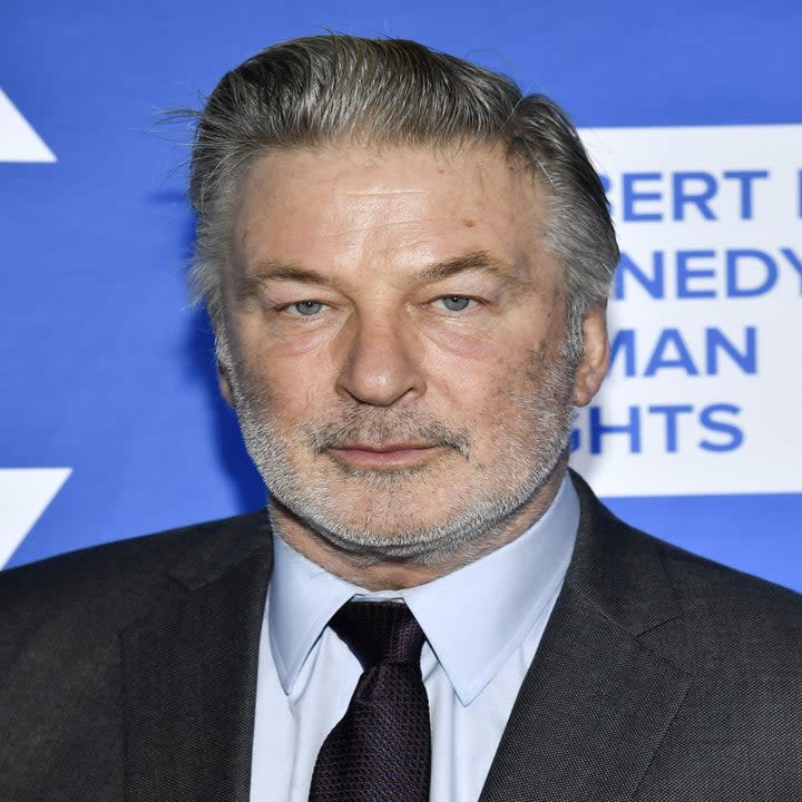 Alec Baldwin and Halyna Hutchins