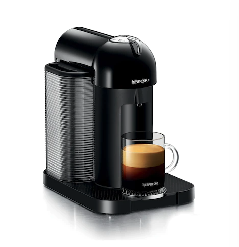 Vertuo Black Round Head. Image via Nespresso.