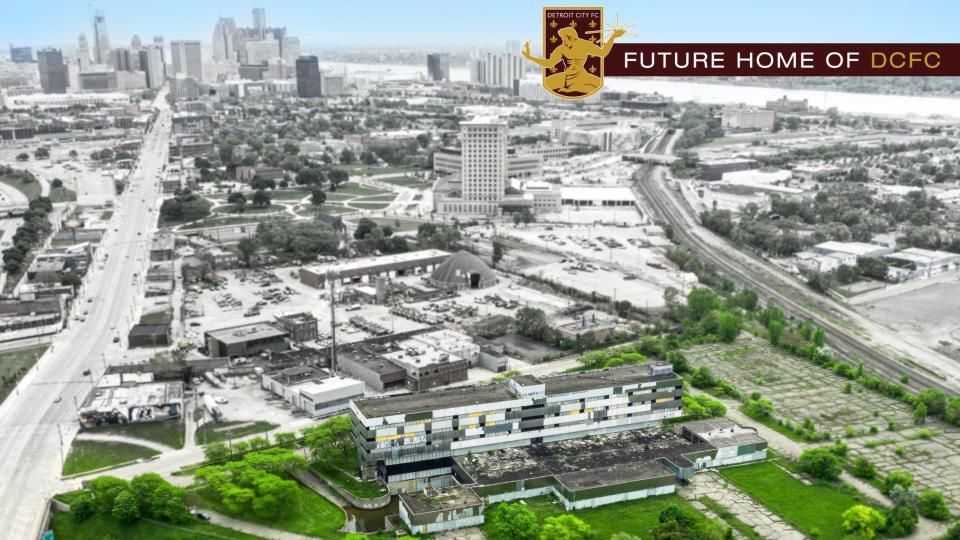 Detroit City FC says it has acquired the site of the former Southwest Detroit Hospital in Corktown to build a future soccer stadium.