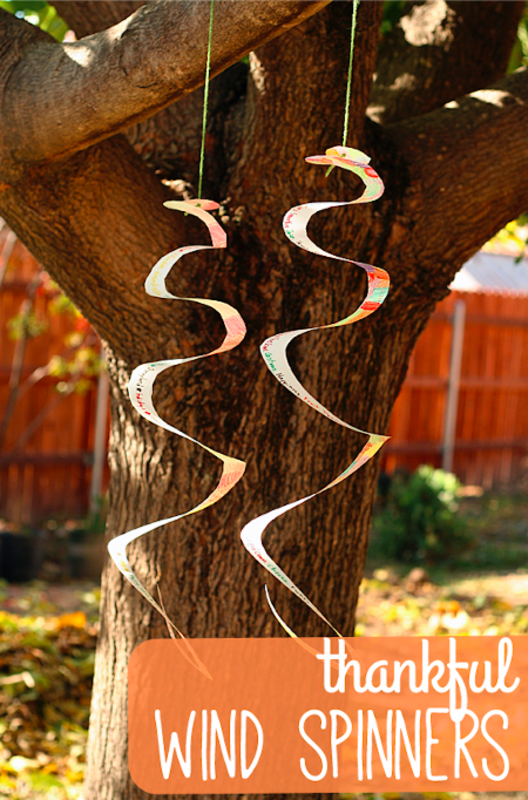 <p>Make and Takes</p><p>This is the perfect fall craft for kids! They’ll enjoy writing everything they are thankful for on paper and watching it spin around in the wind after they cut it out. Check out <a href="https://www.makeandtakes.com/thankful-wind-spinners" rel="nofollow noopener" target="_blank" data-ylk="slk:Make and Takes;elm:context_link;itc:0;sec:content-canvas" class="link "><em>Make and Takes</em></a> for all the steps.</p><p><strong>Related: </strong><strong><a href="https://www.yahoo.com/lifestyle/50-fun-thanksgiving-trivia-questions-211027871.html" data-ylk="slk:Thanksgiving Trivia;elm:context_link;itc:0;sec:content-canvas;outcm:mb_qualified_link;_E:mb_qualified_link;ct:story;" class="link  yahoo-link">Thanksgiving Trivia</a></strong></p>