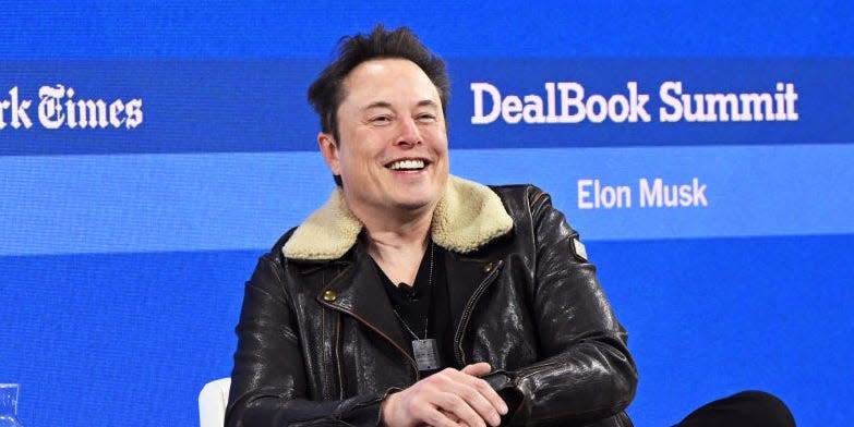 elon musk smiling