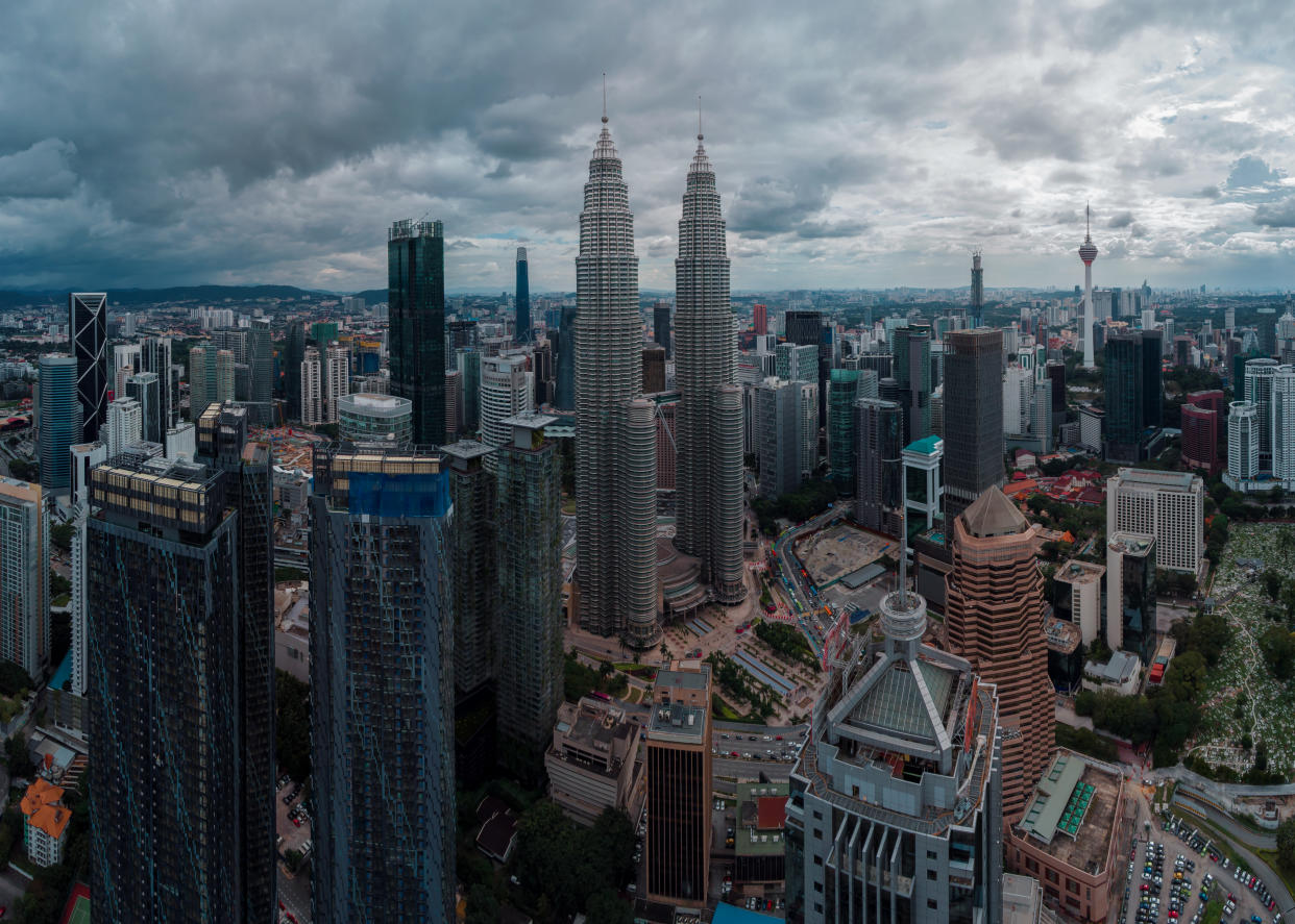 Kuala Lumpur cityscape sunrise