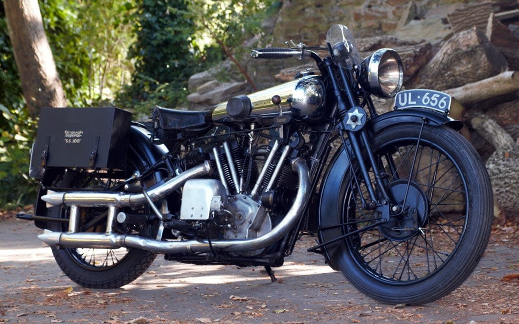 Lawrence's 1929 Brough Superior SS 100 has received a sympathetic, 18-month restoration after many years in storage - mikeslewis@btinternet.com