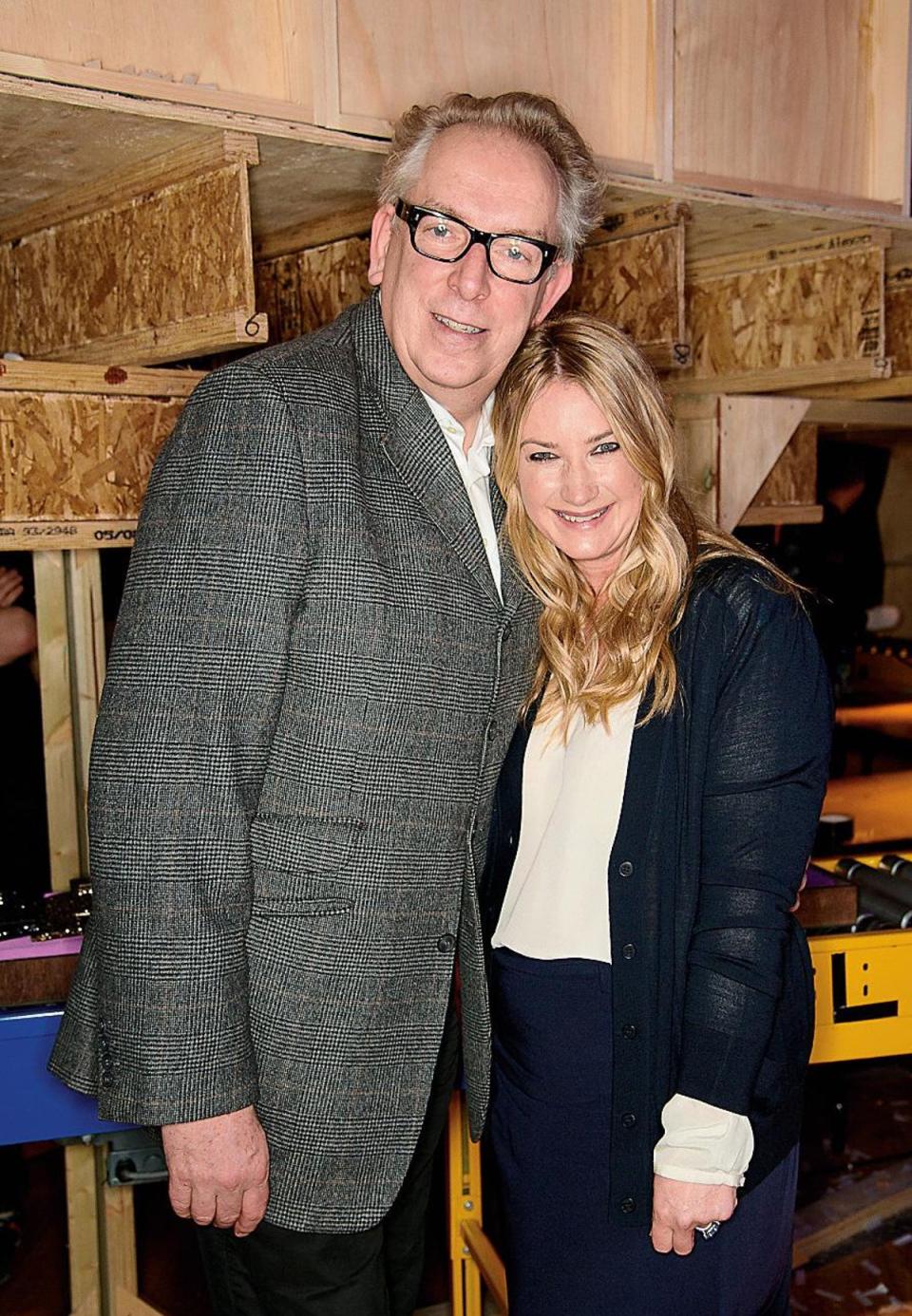 Anya Hindmarch with close friend Michael Howells, who inspired the garden (WireImage)