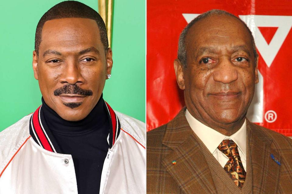 <p>Matt Winkelmeyer/Getty; Rob Loud/WireImage</p> Eddie Murphy; Bill Cosby