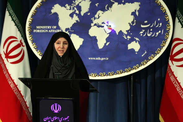 Iranian Foreign Ministry spokeswoman Afkham