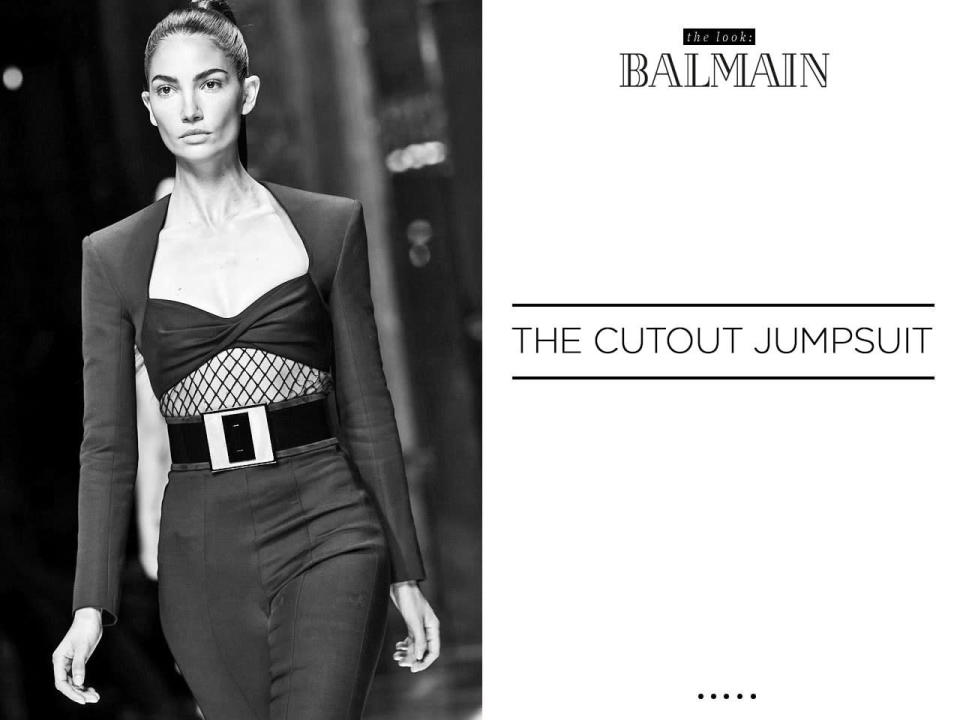 The Cutout Jumpsuit - Balmain Style