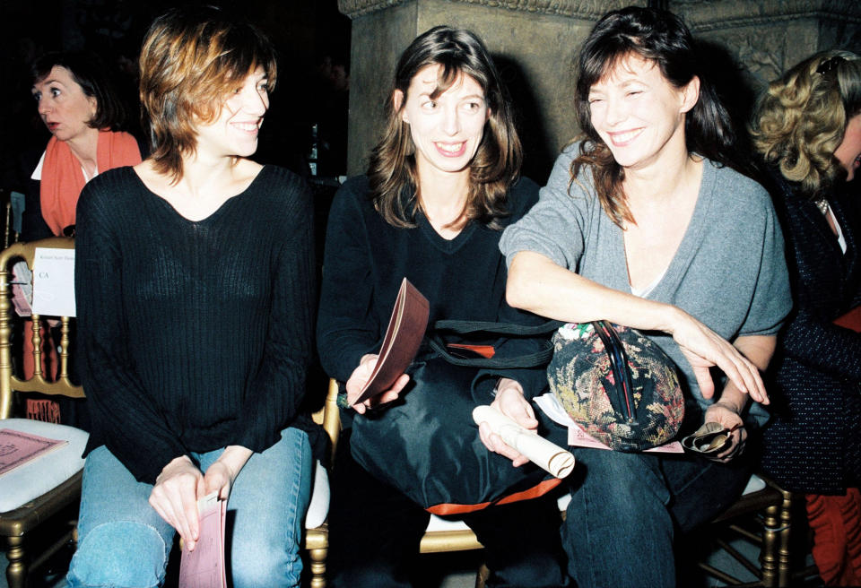 Jane Birkin, Kate Barry et Charlotte Gainsbourg