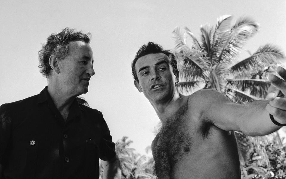 Ian Fleming with Sean Connery on the set of Dr No - Bert Cann