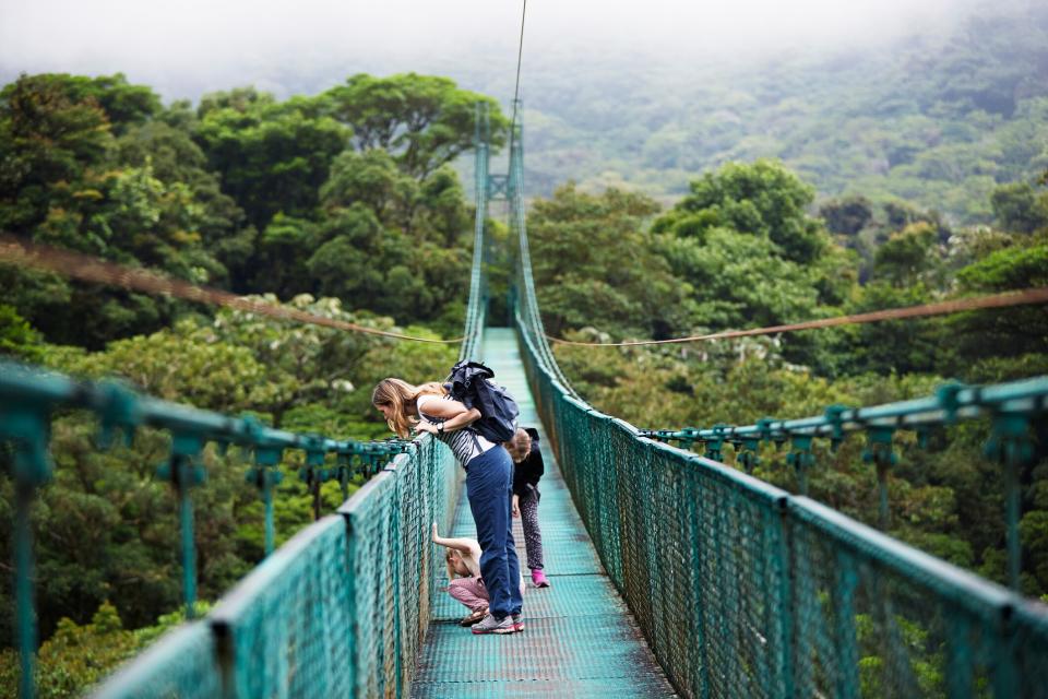 The country pioneered the use of zip-lines and walkways to open up its jungles