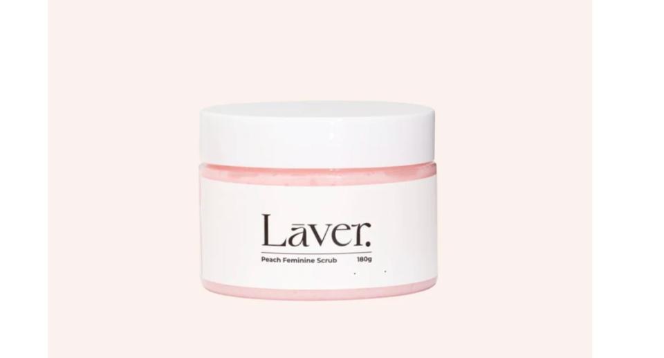 Laver Peachy Scrub, $29.95 