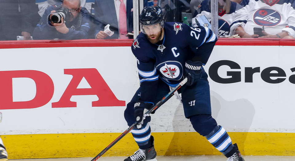 Blake Wheeler will be difficult for the Jets to retain. (Jonathan Kozub/NHLI via Getty Images)
