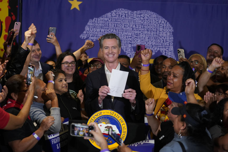 Gov. Gavin Newsom's campaign donor says his Panera Bread restaurants