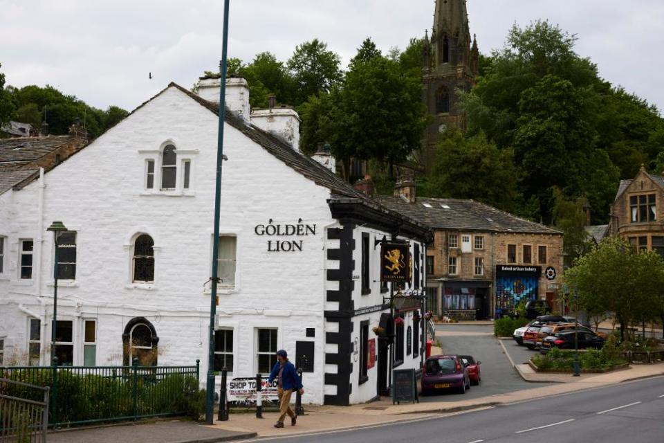 The Golden Lion pub in Todmorden.