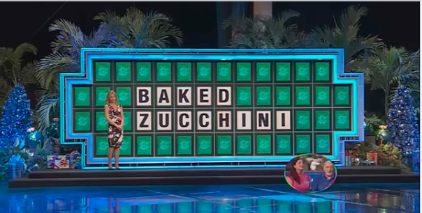 The answer was actually 'Baked Zucchini'. Photo: ABC