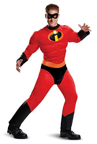 9)  Mr. Incredible Classic Muscle Adult Costum