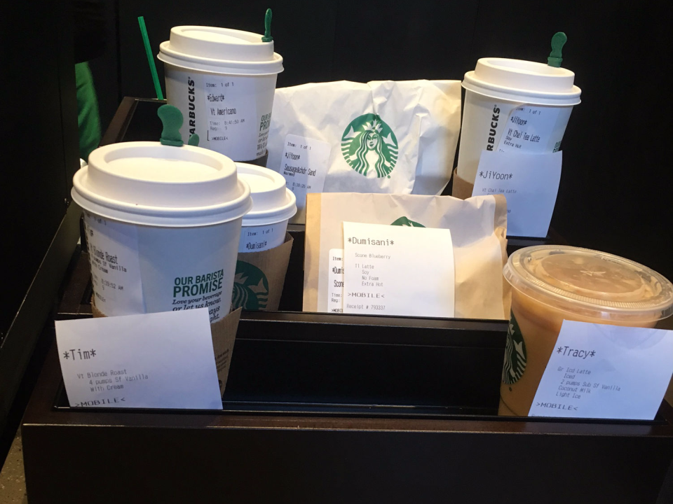 starbucks mobile order