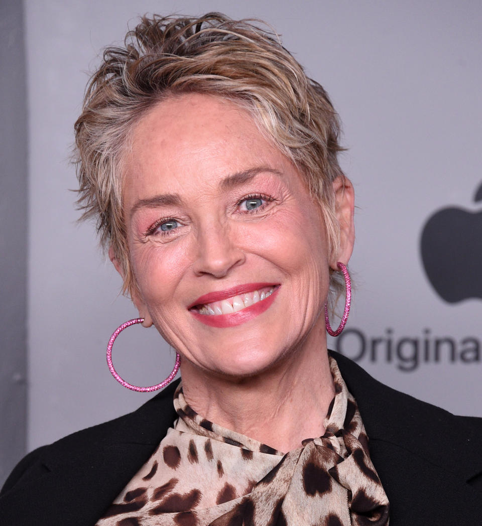 Sharon Stone attends "The Tragedy Of Macbeth" premiere event on December 16, 2021