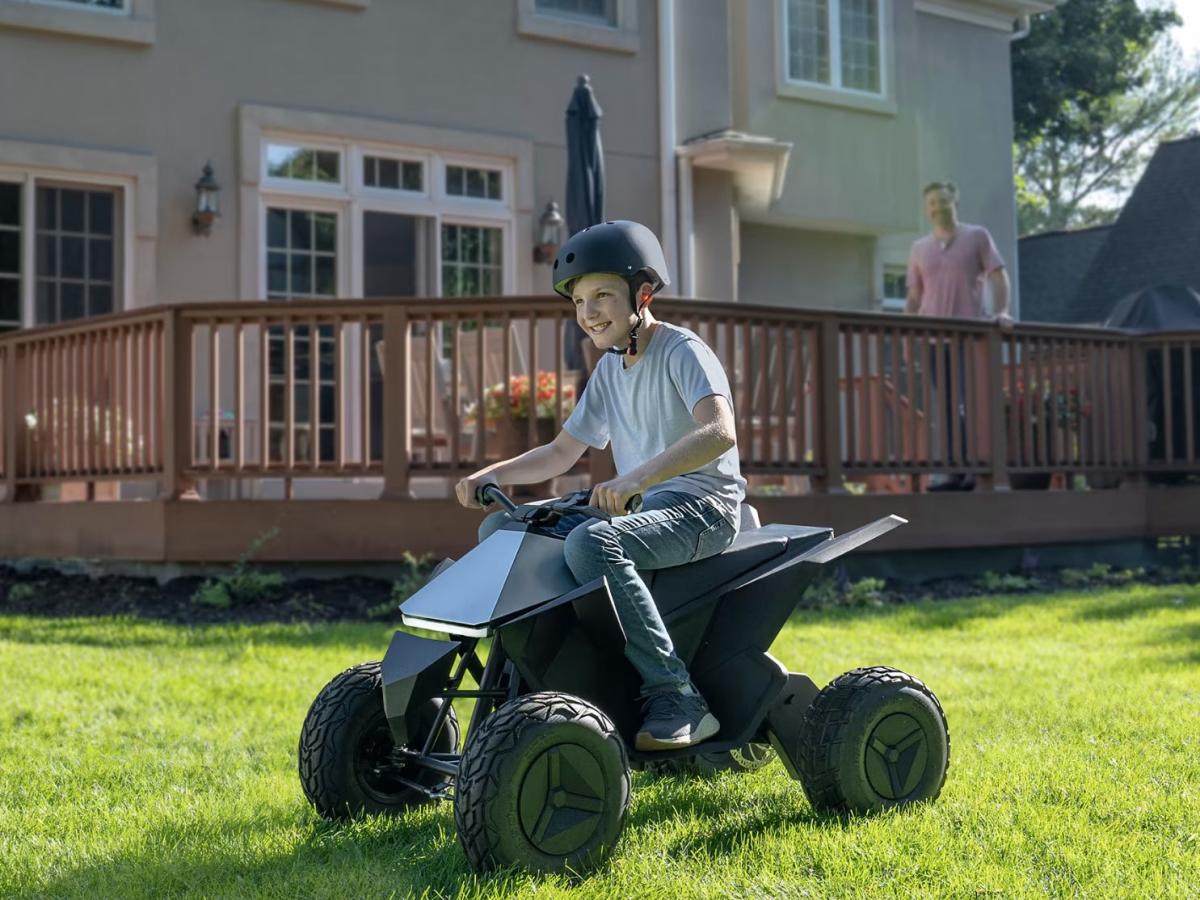 Tesla's $1,900 Cyberquad for kids is back on sale, but there's still no ...