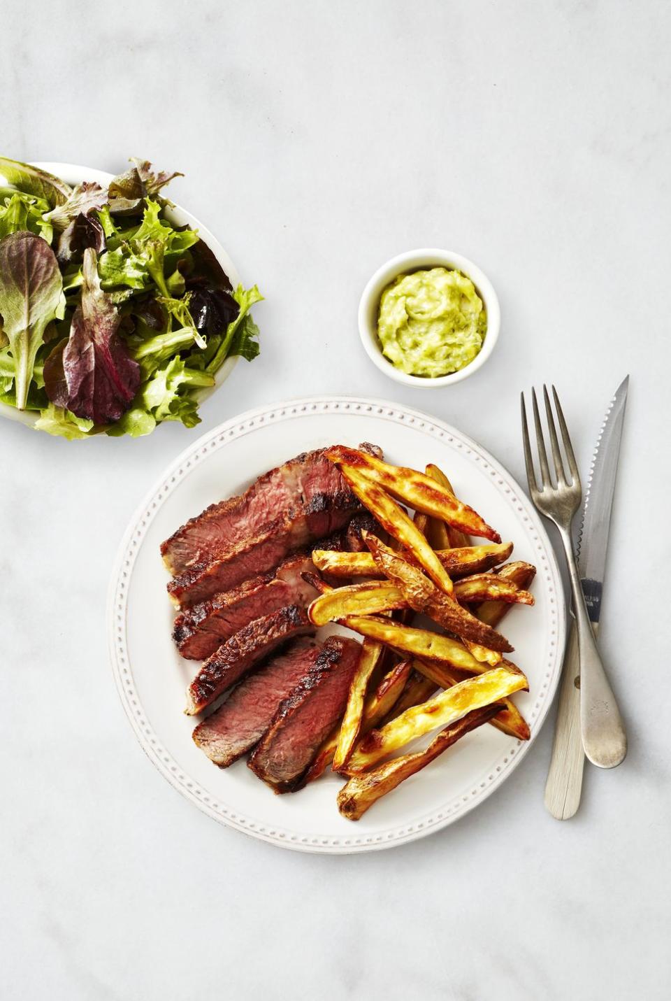 Steak and Fingerling Frites